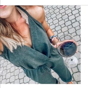 Green summer jumpsuit